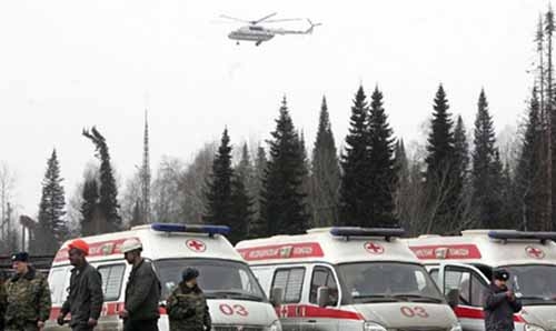 32 die in the explosions in Russia's Arctic mine: official 32 die in the explosions in Russia's Arctic mine: official