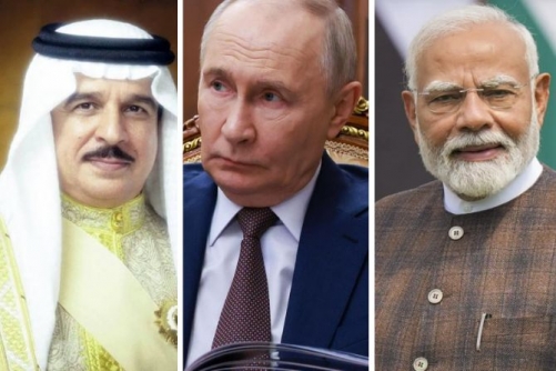 HM King Hamad lauds Russia, India support for Kingdom 