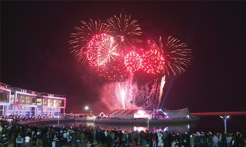 Fireworks light up capital 