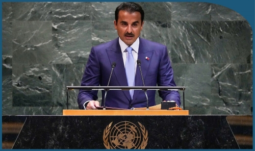 Qatar Emir Accuses Israel of Being an “Enemy” to Neighbors at UN Assembly