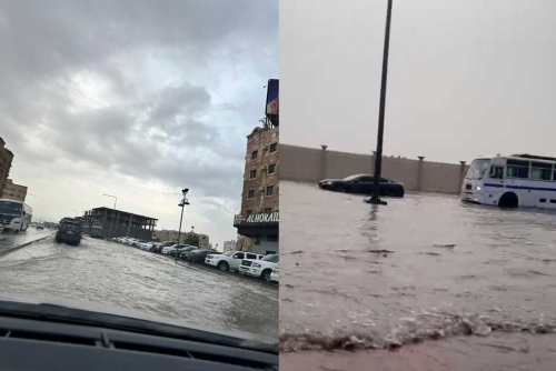 Heavy Rain and Strong Winds Hit Jubail, Conditions to Improve by Friday Heavy Rain and Strong Winds Hit Jubail, Conditions to Improve by Friday
