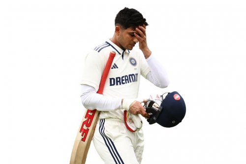 India captain Gill run out in sight of Gavaskar record 
