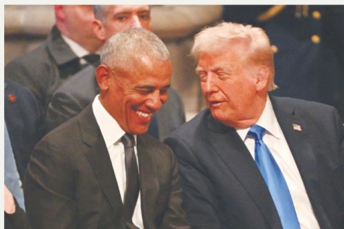 Obama deplores lack of shame after Trump racist monkey clip Obama deplores lack of shame after Trump racist monkey clip