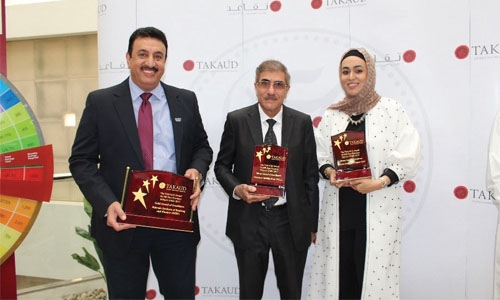 Takaud honours firms in Bahrain Takaud honours firms in Bahrain