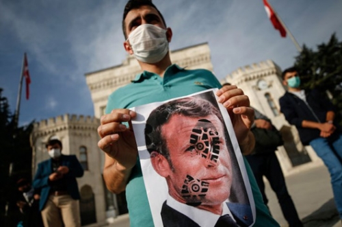 Muslims Call for a Boycott of French Goods to Protest Caricatures Muslims Call for a Boycott of French Goods to Protest Caricatures