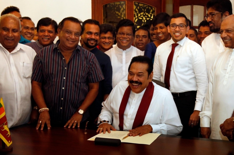 Rajapakse bows out, 73-year-old ex-president sounded bitter and vowed to make a comeback