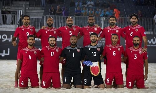 Bahrain drawn in tough group for beach soccer Asian Cup