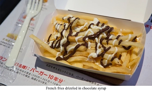 McDonald's last stand in Japan: French fries drizzled in chocolate syrup