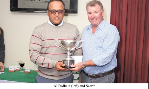 Khalifa Al Fudhala lifts WHC Brien Trophy Khalifa Al Fudhala lifts WHC Brien Trophy