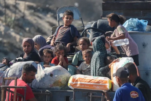 Over 250,000 Flee Gaza City Amid Intensified Israeli Assault Over 250,000 Flee Gaza City Amid Intensified Israeli Assault