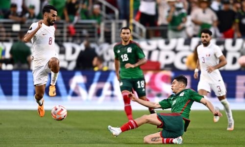 Qatar upset Mexico to reach Gold Cup quarters, Ferreira hits another hat-trick Qatar upset Mexico to reach Gold Cup quarters, Ferreira hits another hat-trick