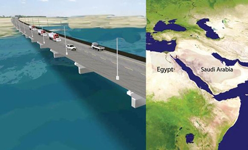 Saudis, Egyptians hail Red Sea bridge plan