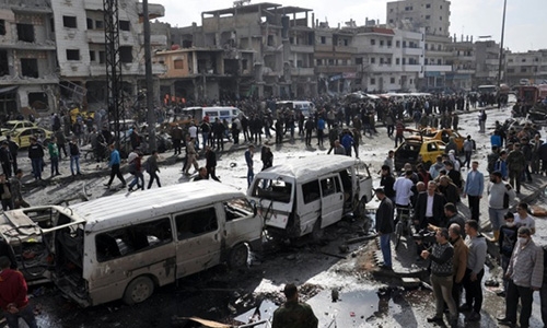 Blasts kill 46 in Syria's Homs, Kerry pushes ceasefire Blasts kill 46 in Syria's Homs, Kerry pushes ceasefire