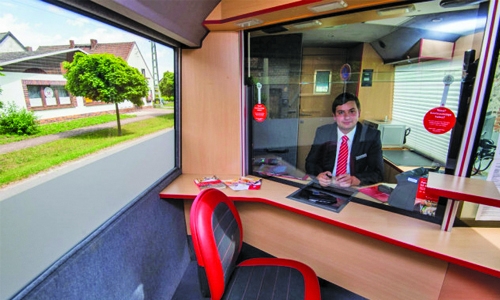 In rural Germany, ‘mobile banking’ means a bank on a truck In rural Germany, ‘mobile banking’ means a bank on a truck