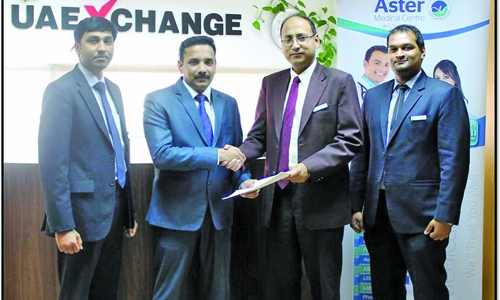 UAE Exchange, Aster ink MoU UAE Exchange, Aster ink MoU