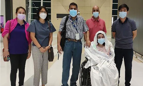 Filipino stroke patient repatriated from Bahrain Filipino stroke patient repatriated from Bahrain