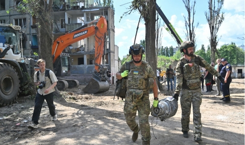 Russian drone strikes hit peak Russian drone strikes hit peak