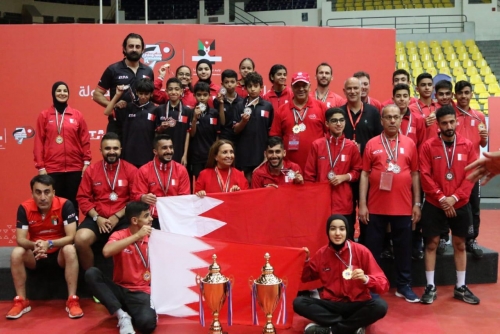 Bahrain bag gold, two silver medals in West Asian table tennis