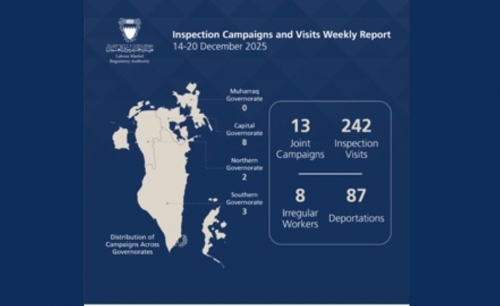 Eight illegal workers detained and 87 deported