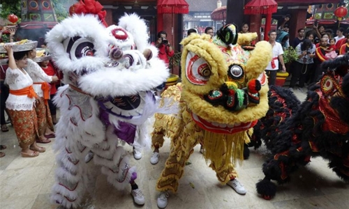 Chinese communities around world welcome Year of the Pig Chinese communities around world welcome Year of the Pig
