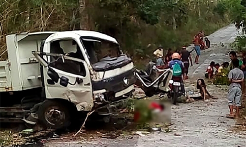 Bride among 13 killed in Philippine truck accident