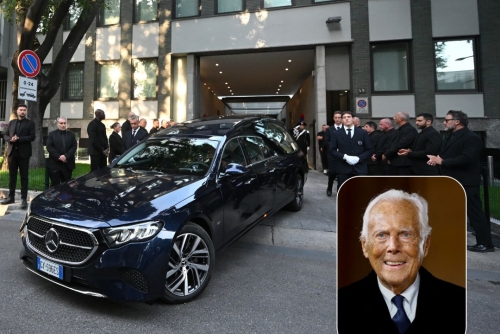 Giorgio Armani to be buried Monday in private ceremony 