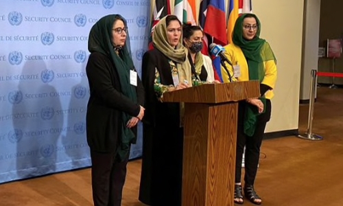 Don’t let Taliban in, Afghan women appeal at United Nations 