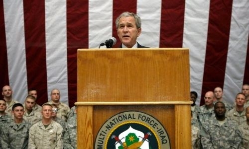 Former US president Bush accidentally calls Iraq invasion 'brutal', 'unjustified' Former US president Bush accidentally calls Iraq invasion 'brutal', 'unjustified'