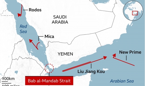 Bab al-Mandeb Strait: another key oil shipping route under threat Bab al-Mandeb Strait: another key oil shipping route under threat