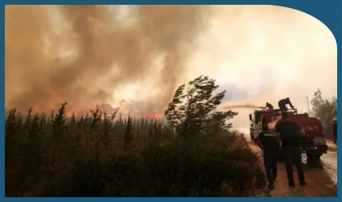 Wildfire Forces Evacuations on Gallipoli Peninsula