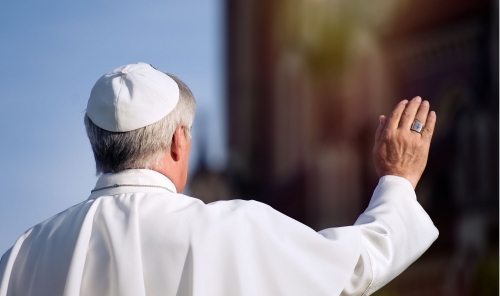 Pope out of danger, talk turns to return home