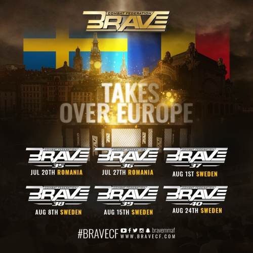 Swedish and European MMA scene revived by BRAVE CF’s efforts Swedish and European MMA scene revived by BRAVE CF’s efforts