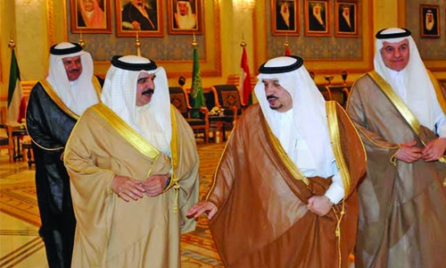 King Hamad in Saudi Arabia for GCC-US summit