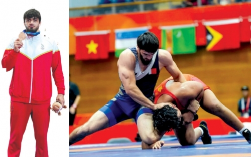 Sharipov wrestles his way to bronze Sharipov wrestles his way to bronze