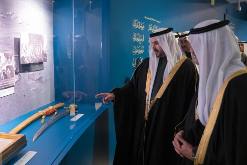 HH Shaikh Mohammed bin Salman Opens “His Legacy and Biography” Exhibition