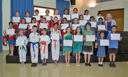 St Christopher Junior School honours students 