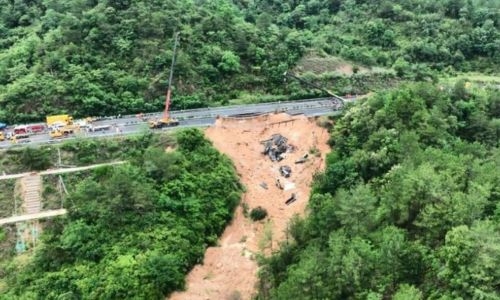 At least 24 people killed in south China road collapse