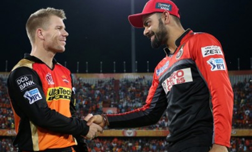 Kohli praises Warner ahead of IPL final Kohli praises Warner ahead of IPL final