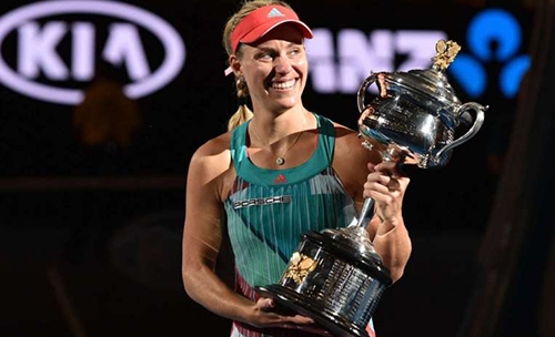 Kerber loses track of Australian Open trophy