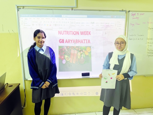 Bahrain Indian School Celebrates Nutrition Week 2025 with Innovation and Awareness Bahrain Indian School Celebrates Nutrition Week 2025 with Innovation and Awareness