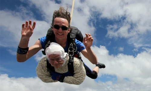 102-year-old skydiver 102-year-old skydiver