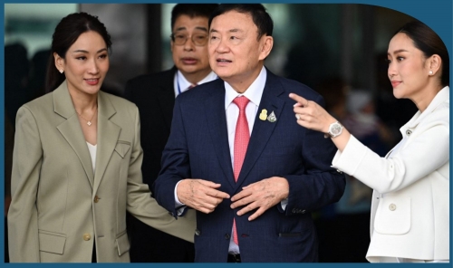 Ex-Thai Prime Minister Thaksin Shinawatra Returns Home Ex-Thai Prime Minister Thaksin Shinawatra Returns Home