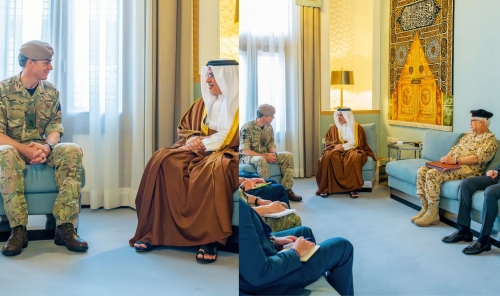 HRH Crown Prince Meets UK Chief of Joint Operations, Reaffirms Strategic Defence Partnership