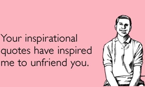 People posting 'inspirational' quotes on Facebook have 'low intelligence': study