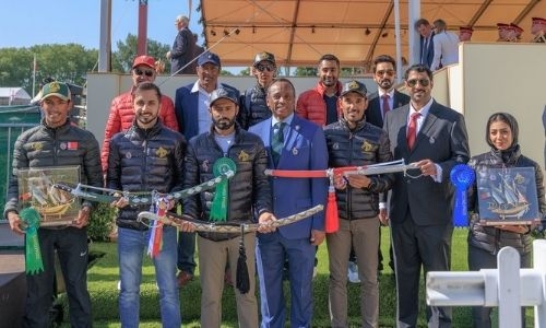 Riders praise HH Shaikh Nasser’s support for the team at Windsor International Championship