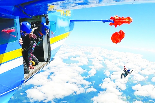 Skydiver survives plane-tail dangling incident in Australia 