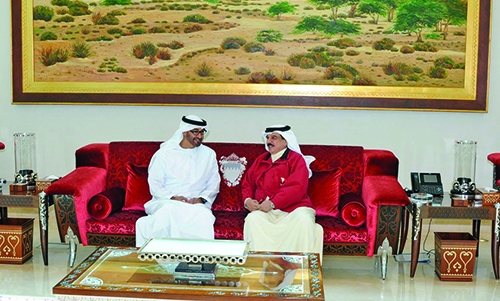 HM King holds meeting with Abu Dhabi Crown Prince HM King holds meeting with Abu Dhabi Crown Prince