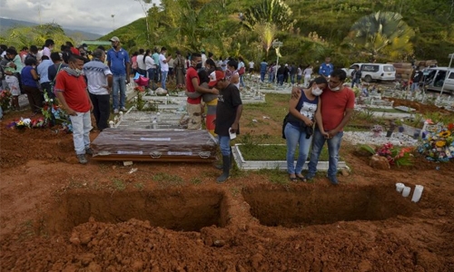 Some 100 children among 311 killed in Colombia mudslide Some 100 children among 311 killed in Colombia mudslide