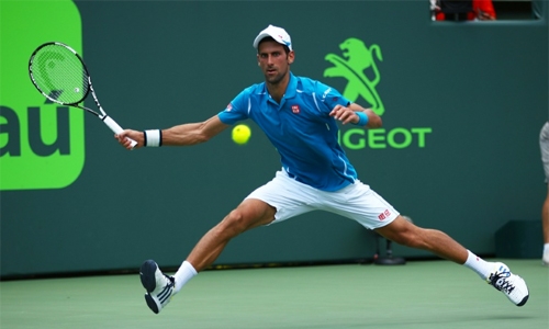Djokovic and Nishikori advance to Miami final Djokovic and Nishikori advance to Miami final