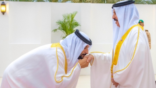 HM King Hamad Performs Eid Al-Fitr Prayers